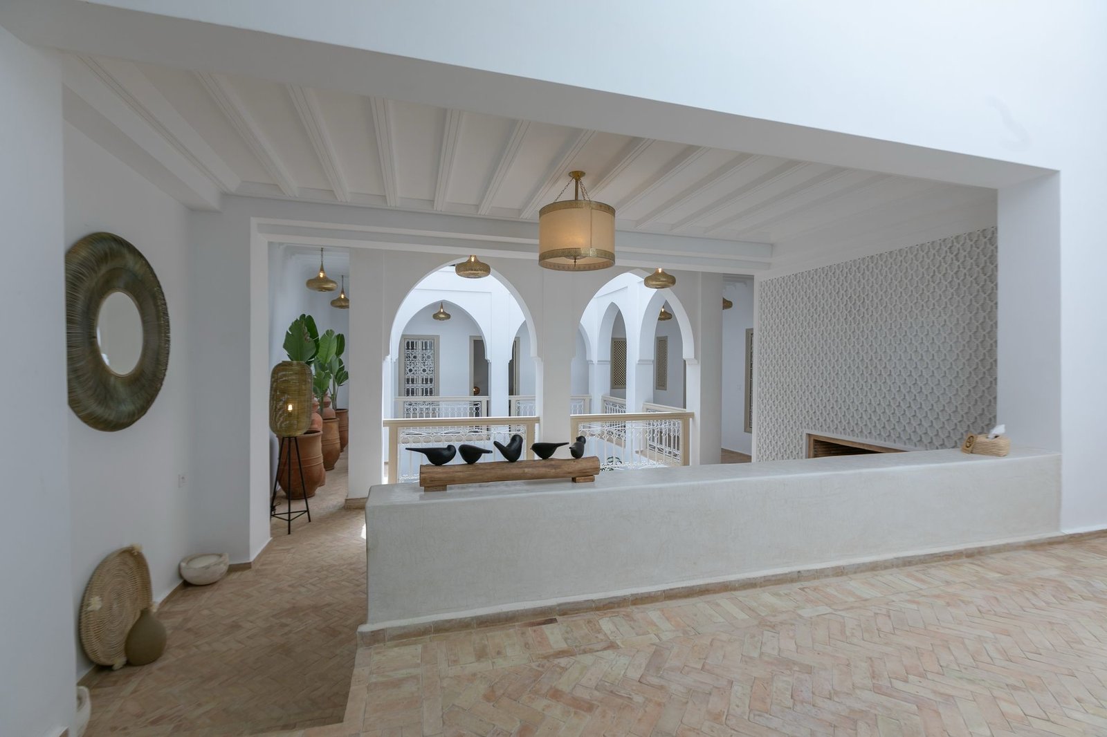 Salon et architecture du riad